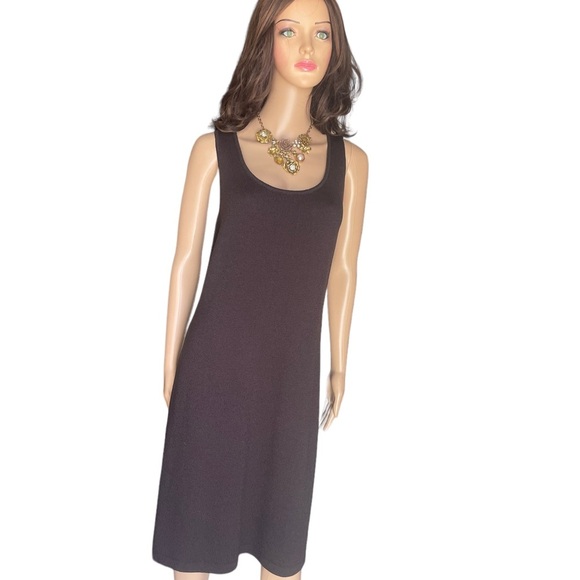 St. John brawn/ beige dress/ tweed jacket size 10 - Picture 8 of 15